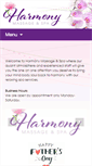 Mobile Screenshot of harmonymassageandspa.com